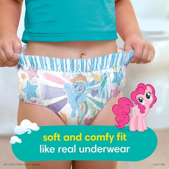Ropa interior de entrenamiento Pampers Easy Ups para niños, talla 4, 2T3T, 140 unidades