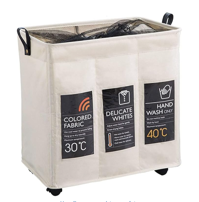 Cesta de almacenamiento plegable a prueba de polvo con cordón